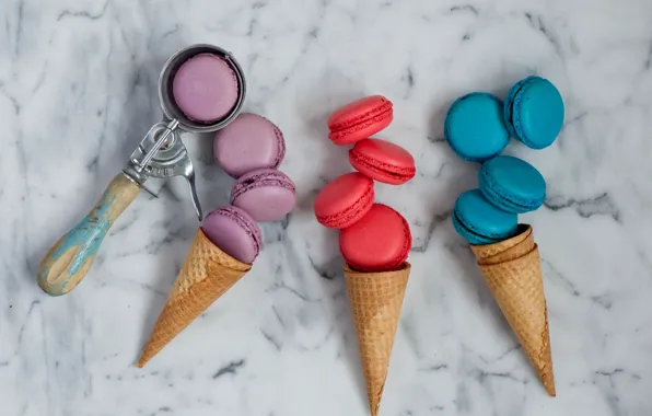 Colorful, sweet, Dessert, dessert, Anna Verdina, macaron, almond