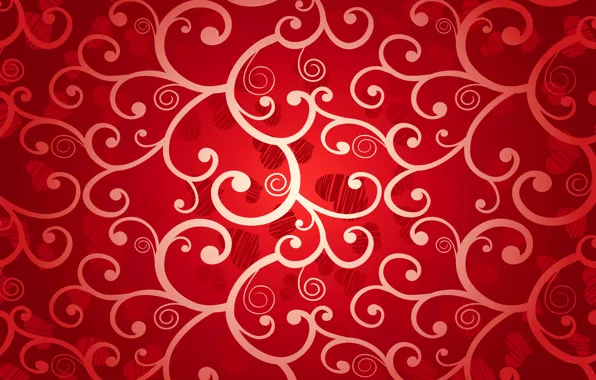 Background, hearts, red, love, background, romantic, hearts, valentine