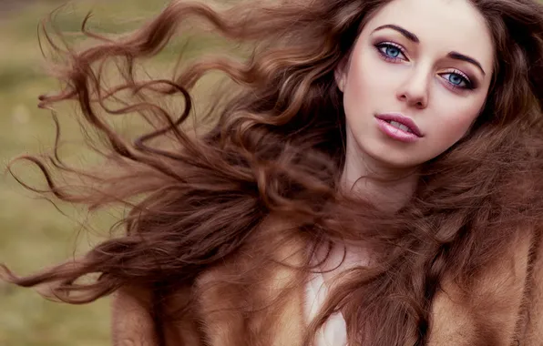 Look, hair, portrait