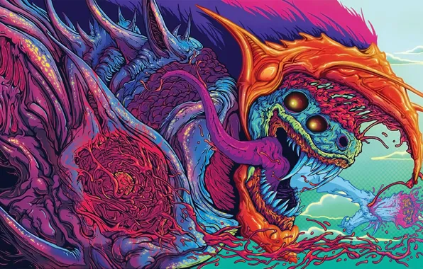 Picture figure, art, beast, killer, Hyper Beast