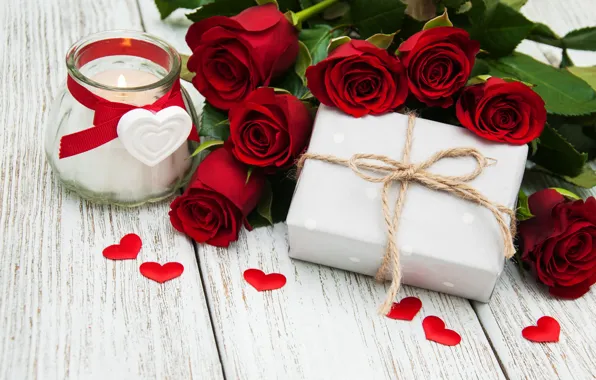 Download Love Rose Gift Wallpaper