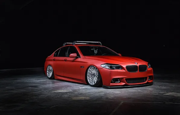 Red, BMW, Tuning, Boomer, Drives, Tuning, F10, Vossen