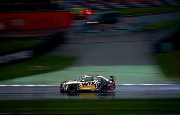 Picture Audi A4, Rob Austin, wet race