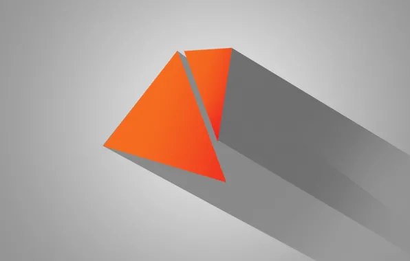 Line, paint, shadow, prism, triangle