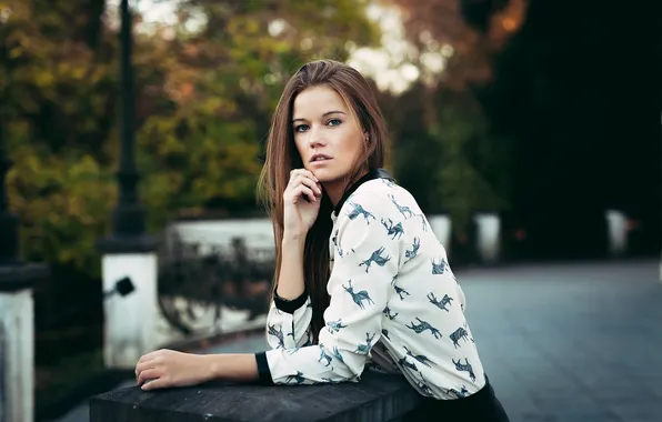 Look, girl, face, model, hair, Gaëlle