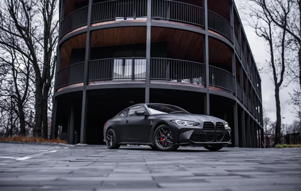 Picture bmw, matte black, m4, g82