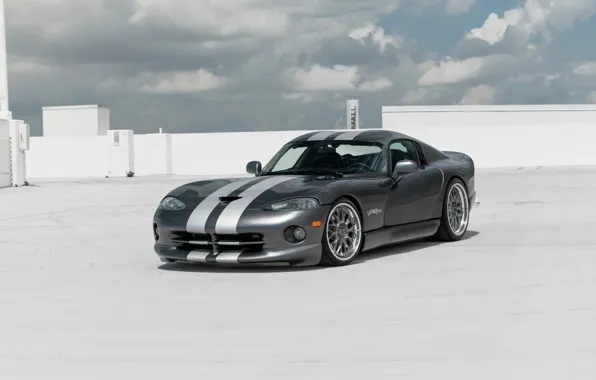 Dodge, Viper, Dodge Viper, Grey, Muscle car, Parking