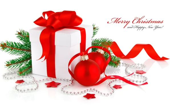 Holiday, box, new year, Christmas decorations