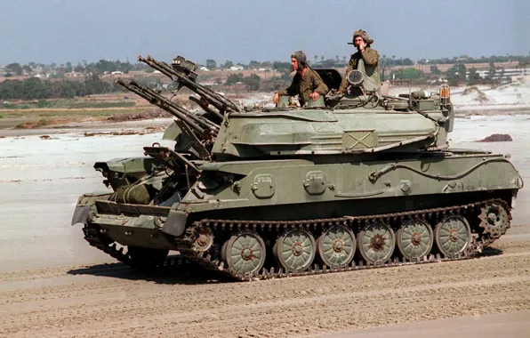 Picture for Hiking, ZSU-23-4 Shilka, the barrels of guns are closed