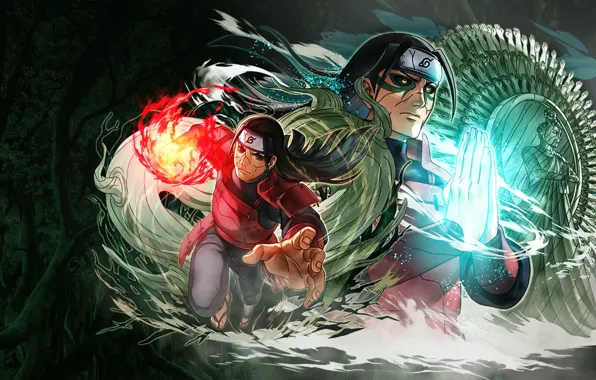 madara uchiha and hashirama senju wallpaper