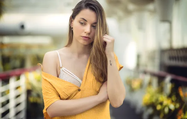 Girl, portrait, Laura