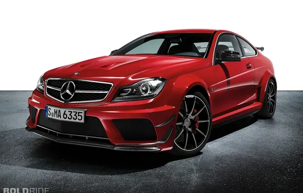 Mercedes, -coupe, -Benz, -black, -c63, -series, -AMG