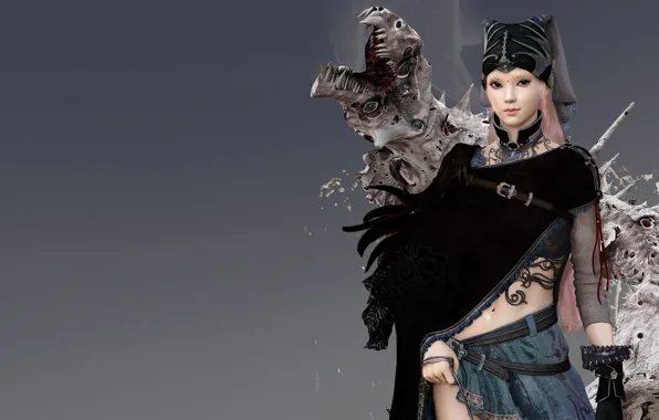 Girl, sorceress, the witch