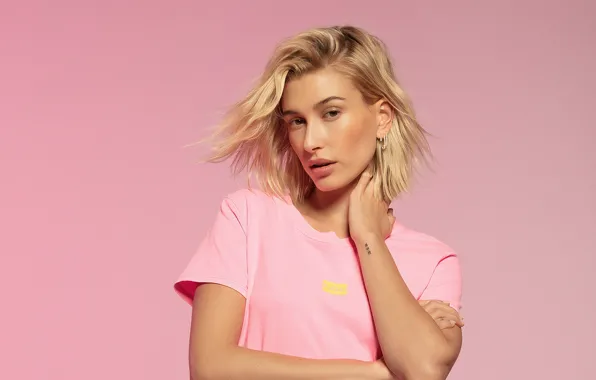 Look, girl, pose, photo, model, Hailey Baldwin