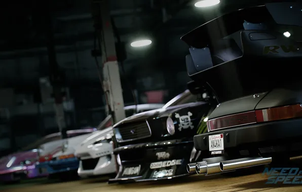 Picture tuning, cars, in the garage, Need For Speed 2015