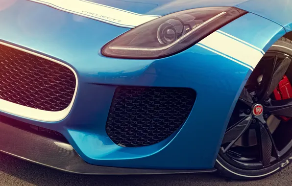 Concept, macro, Jaguar, headlight, Jaguar, before, Project 7