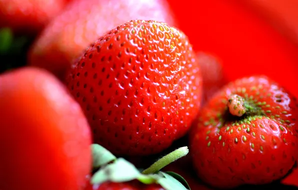 Picture blur, strawberry, berry