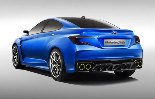 Concept, Subaru, The concept, WRX, rear view, Subaru