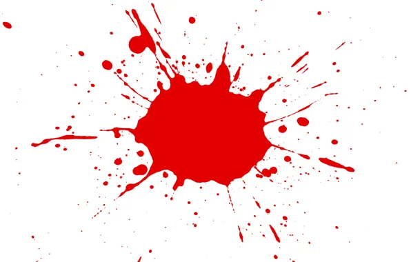 White, red, blot