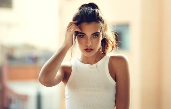 Picture look, girl, pose, portrait, DAVID MAS
