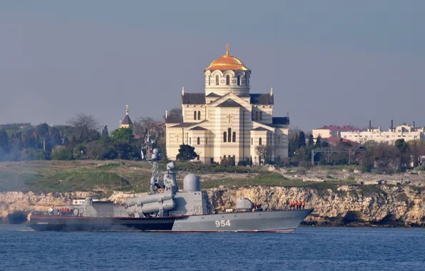 Temple, Sevastopol, Hersonissos, rocket ship, Ivanovets, RCA, St. Vladimir's Cathedral