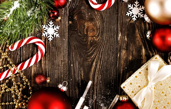 Decoration, balls, new year, Christmas, Christmas, balls, wood, New Year