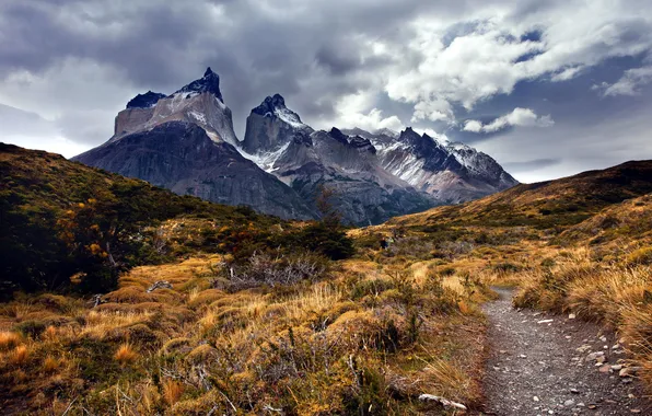 Picture the sky, landscape, mountains, nature