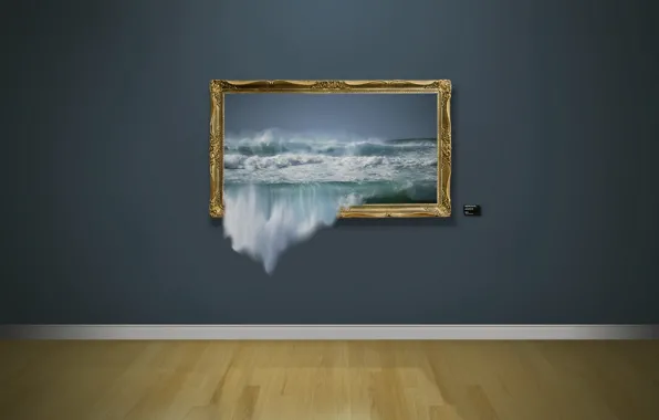 Wave, wall, picture