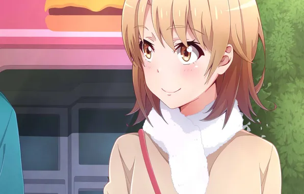 Girl, background, anime, looks