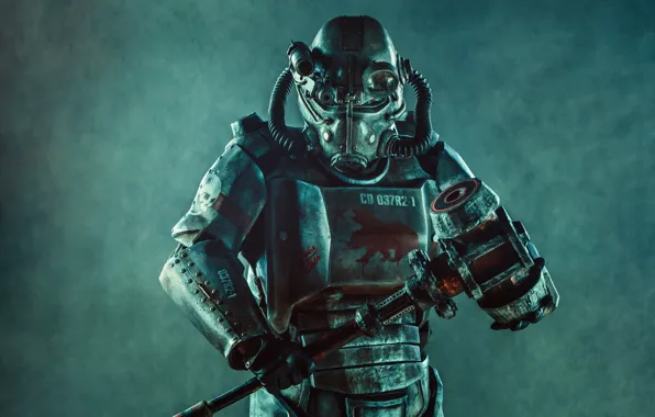 Armor, hammer, pearls, warriror, Fallout 76