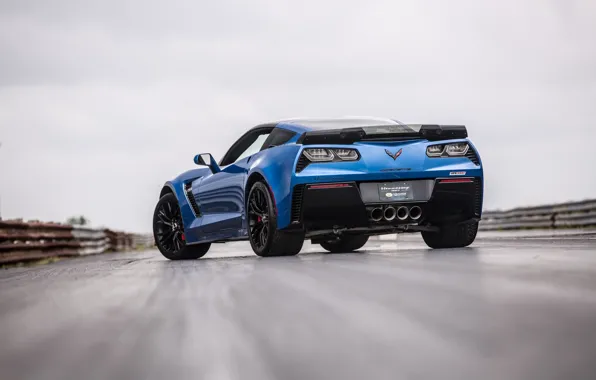 Picture Corvette, Chevrolet, Hennessey, rear view, Hennessey Chevrolet Corvette Z06