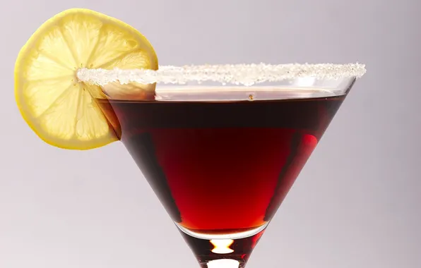 Lemon, glass, cocktail