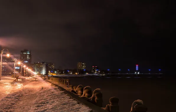 Picture Lake Ontario, Burlington pier, Spencer Smith Park