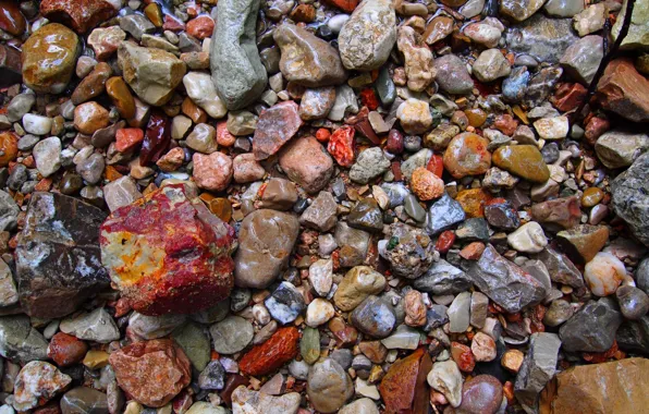 Picture colors, wet, texture, stones, minerals