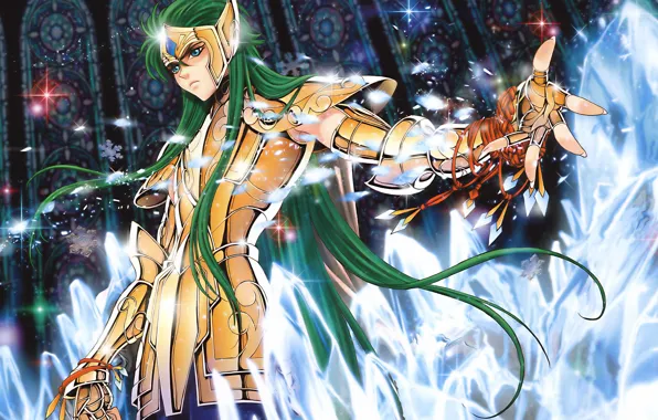 Armor, anime, art, guy, Saint Seiya