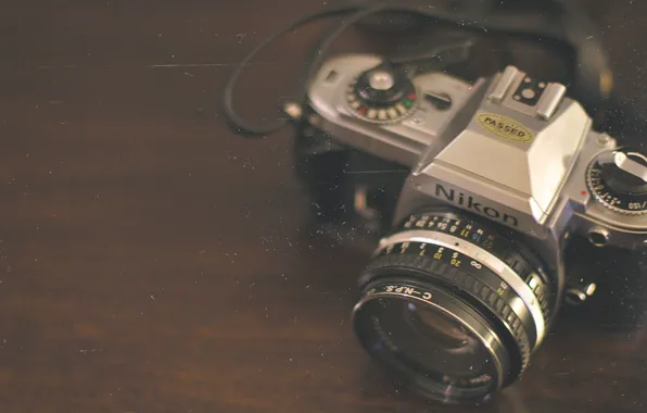 The camera, film, Nikon