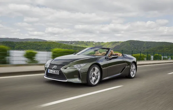 Picture speed, Lexus, convertible, 2021, LC 500 Convertible