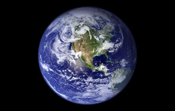Photo, planet, Earth, NASA