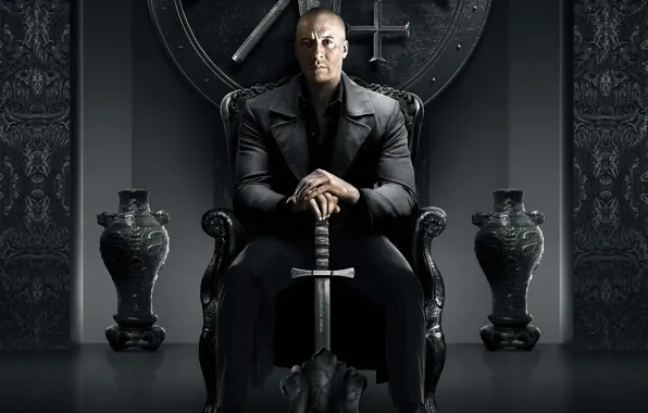 Cinema, sword, black, immortal, cross, man, movie, american
