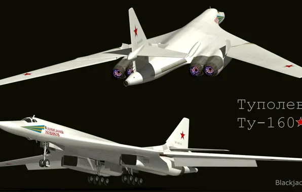 Bomber, strategic, Tupolev, Blackjack, supersonic, TU-160