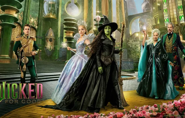 Movie, Movies, Ariana Grande, 2025, 2025 Movies, Movie poster, Cynthia Erivo, Wicked: For Good