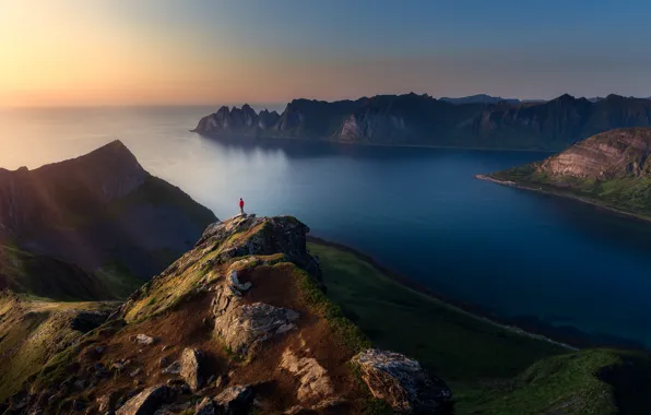 Mountains, Norway, Norway, the fjord, Troms