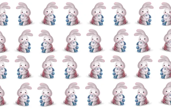 Picture toy, texture, art, Bunny, children's