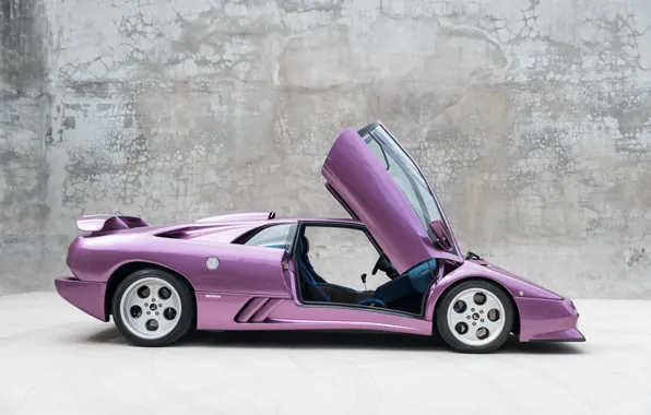 Lamborghini, side view, Diablo, Lamborghini Diablo SE30