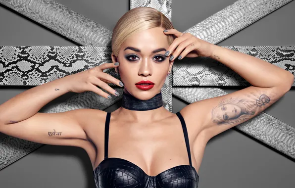 Picture portrait, singer, Rita Ora