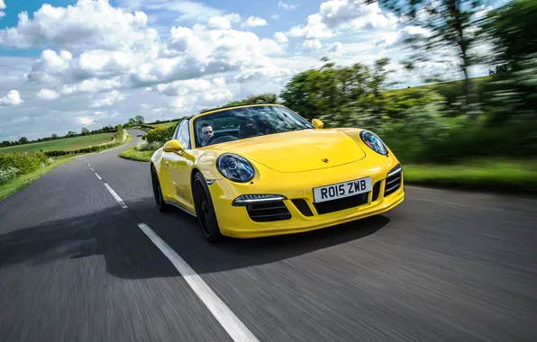 911, Porsche, Porsche, GTS, UK-spec, 991, 2015, Targa 4