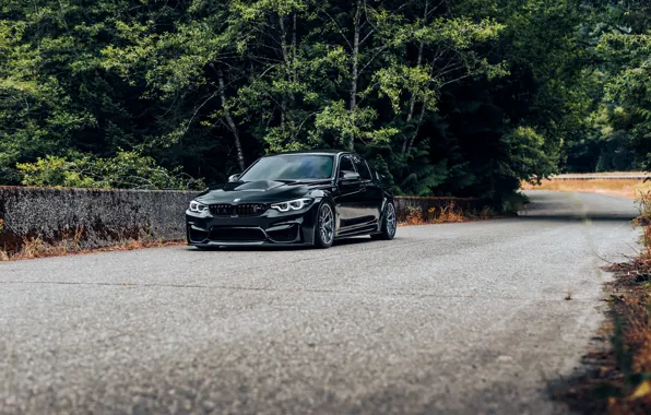 Picture BMW, Bridge, Black, Road, F80, Sight