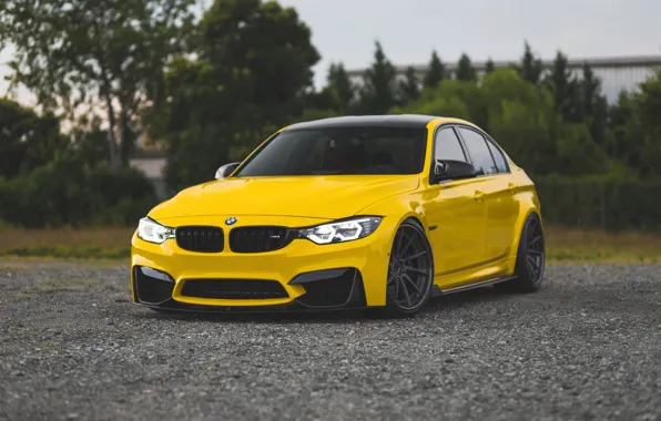 BMW, Yellow, F80, M3