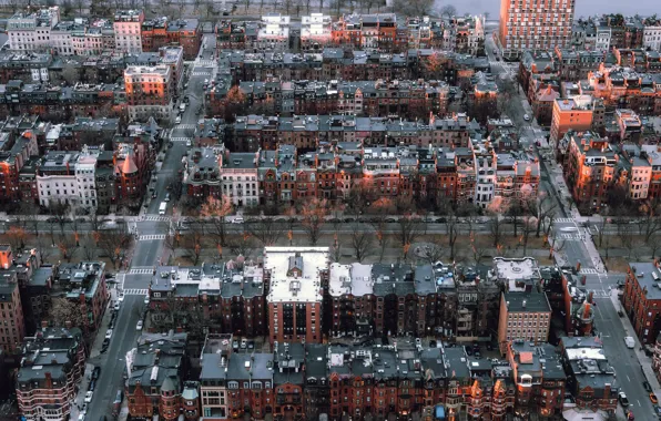 The city, architecture, Boston
