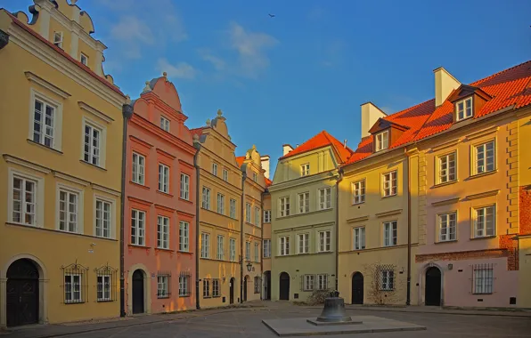 Picture home, Poland, Warsaw, bell, Old Town